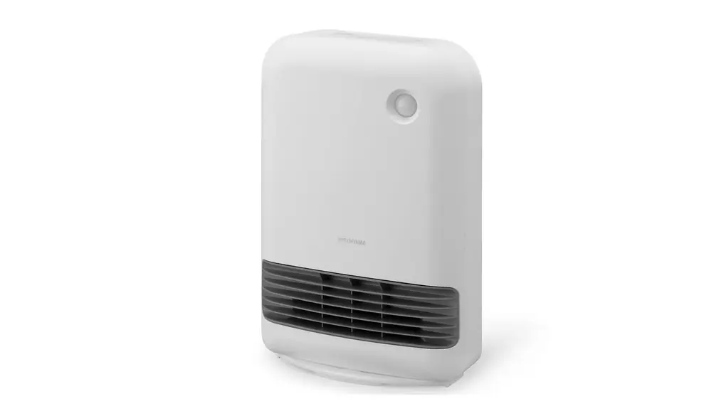 アイリスオーヤマ 大風量 セラミックファンヒーター 暖房器具 電気 足元 小型 温風 省エネ 脱衣所 人感センサー付き ACH-M12A-W ホワイト