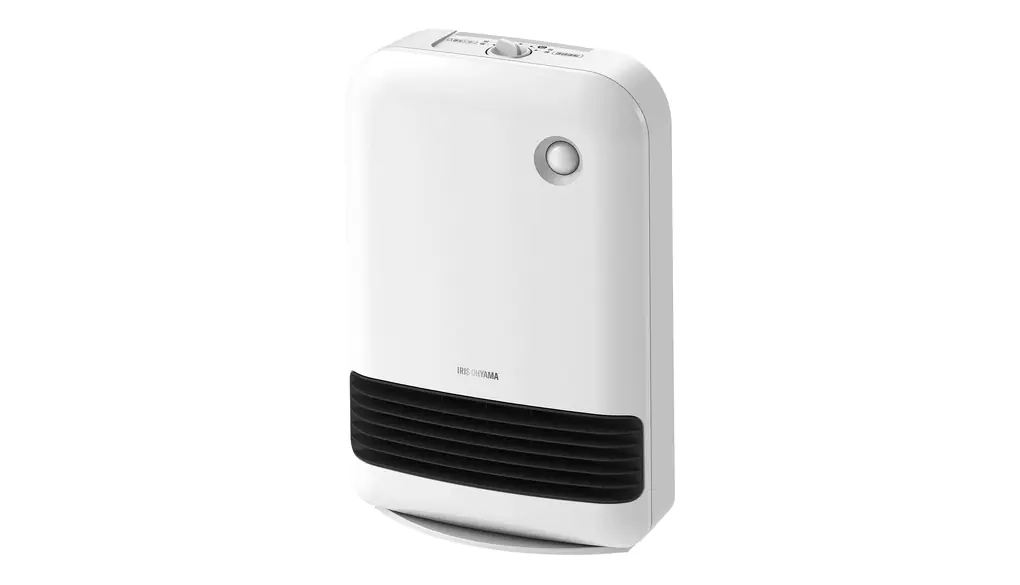アイリスオーヤマ 大風量 セラミックファンヒーター 人感センサー付き (1200W/750W 2段切替) メカ式 ダイヤルタイプ ホワイト JCH-12DD3-W