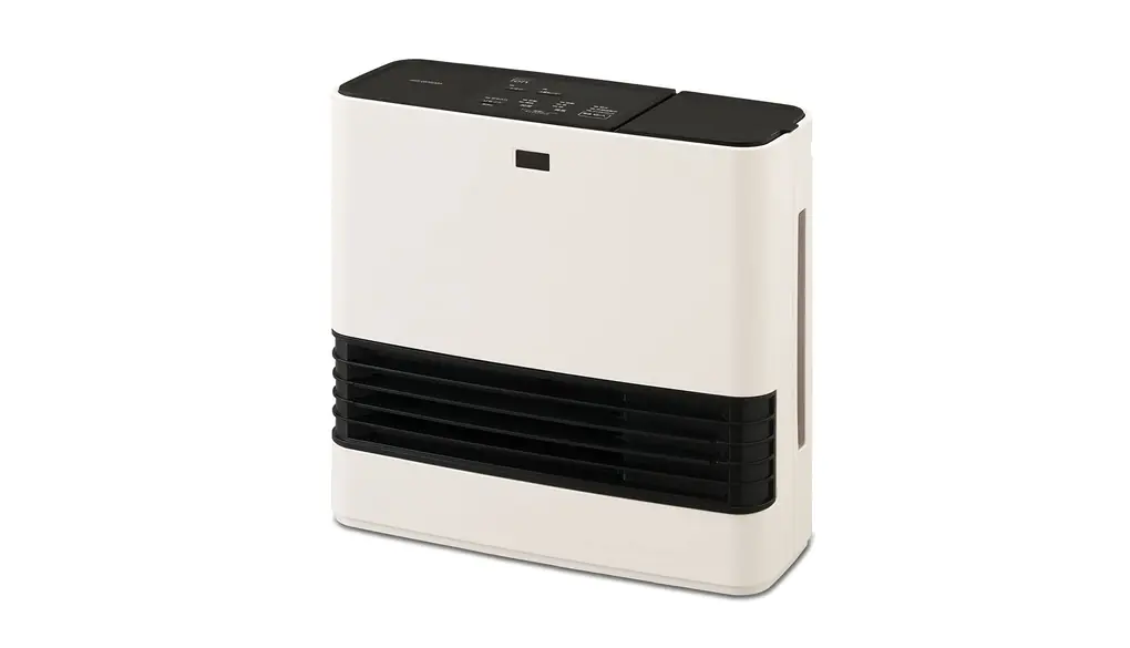 アイリスオーヤマ ヒーター セラミックファンヒーター 大風量 1200W 加湿機能付き 3段階温度調整 転倒オフ機能 速暖 小型 コンパクト 加湿器 ハイブリット式 JKC125D1-W ホワイト