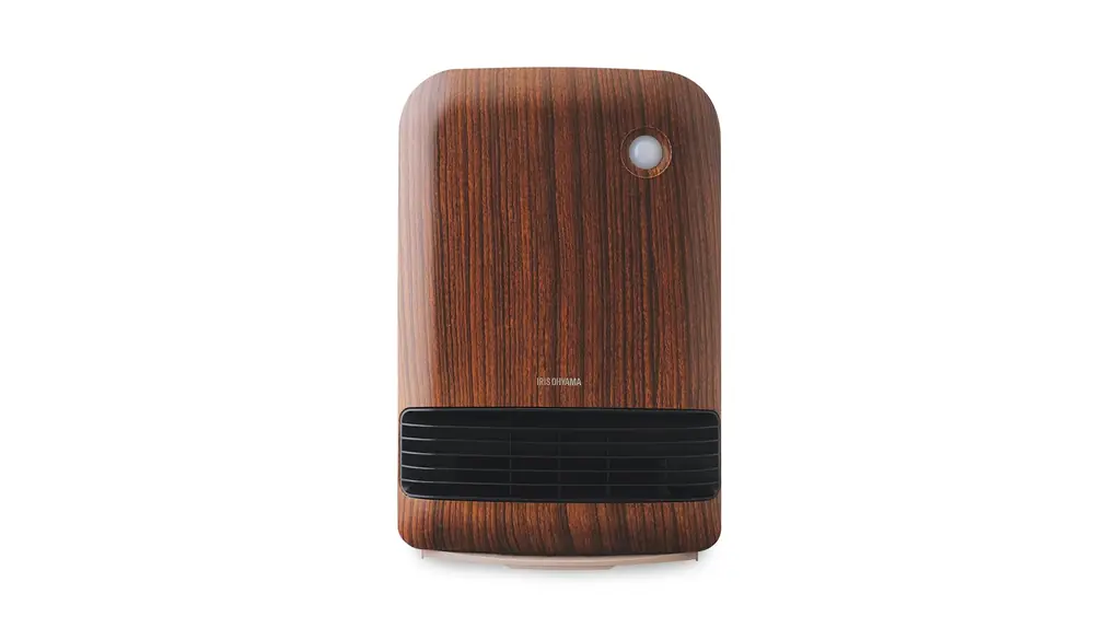 アイリスオーヤマ(IRIS OHYAMA) ヒーター セラミックファンヒーター 人感センサー付き 節電 省エネ 大風量 1200W 2段階温度調整 転倒オフ機能 速暖 小型 コンパクト 切り忘れ防止 PCH-DM12B-MW 濃木目