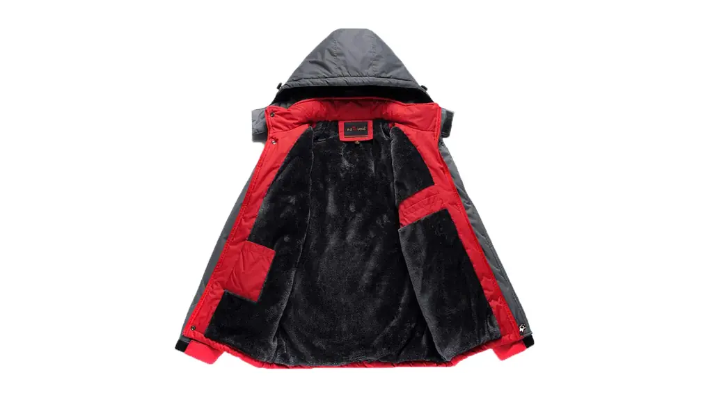 [ジンニュウ] メンズ マウンテンパーカー マウンテンジャケット 登山服 ウォーキング 裏起毛 冬 防寒コート 大きいサイズ アウター おしゃれ