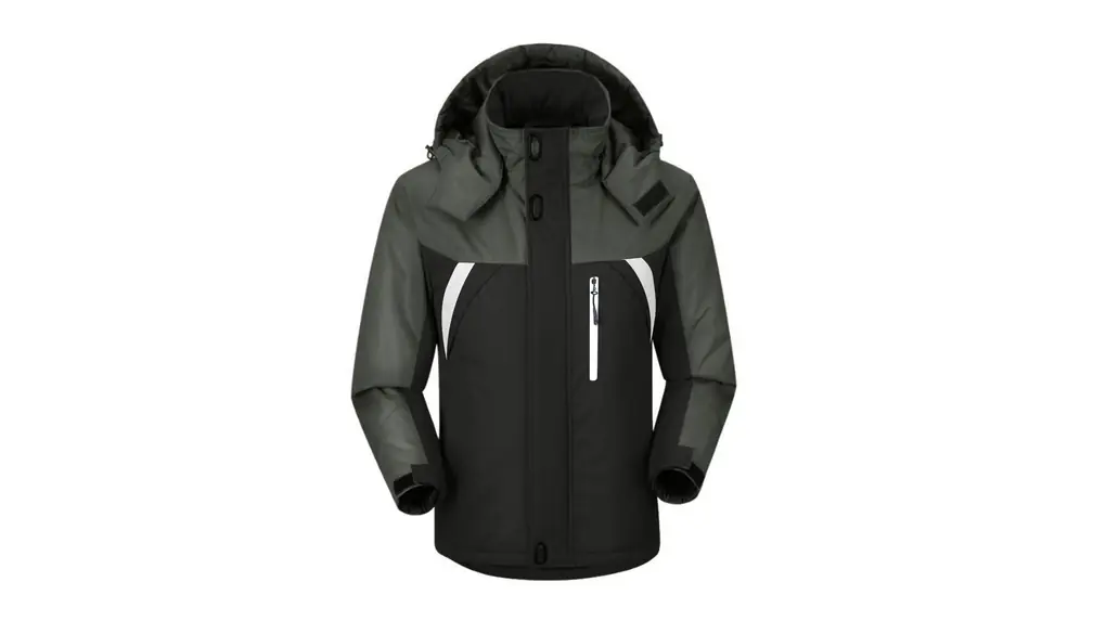 [Joielmal] ウインドブレーカー メンズ マウンテンパーカー 防風 防寒 登山服 暖かい 保温 撥水 アウトドアジャケット 厚手 保温 登山ジャケット カジュアル おしゃれ フード付き マウンテンジャケット 大きいサイズ ブルゾン アウター