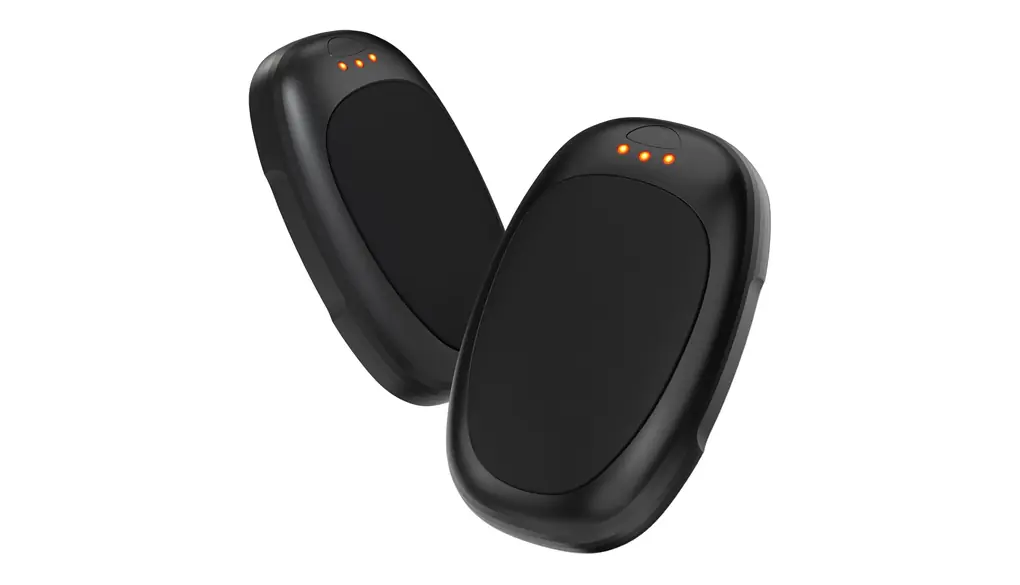 Jonwall 充電式カイロ 【寒さ対策・分離式・2個セット】電気カイロ 超軽量 2個セット 電気あんか ハンドウォーマー 長時間連続発熱 3階段温度調節 両面急速発熱 防寒グッズ USB充電式 繰り返し利用可 軽量 省エネ 節電 通勤 通学 寒さ対策 プレゼント（ブラック）