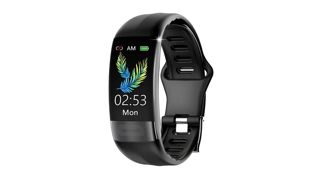 JUSUTEK【2025 人気 総合スマートウォッチ】超多機能専門スマートブレスレット,最適化腕時計，smart watch,中高年の必須、多測定機能付き，万歩計，腕上げ点灯，カロリー，SMS/Twitter/WhatsApp/Line/Gmail通知,着信表示,Line通知,iphone&Android対応，贈り物，日本語対応，日本語説明書付き (黒)