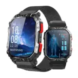 【未来感あふれる相棒】JUSUTEK 革新 2025 スマートウォッチ｜Bluetooth通話・NFC・AMOLED大画面で日常が進化する