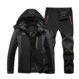 【雪山でも街でも映える】JZYBHL スキーウェア上下セット｜防寒×撥水×快適デザインの最強2点セット