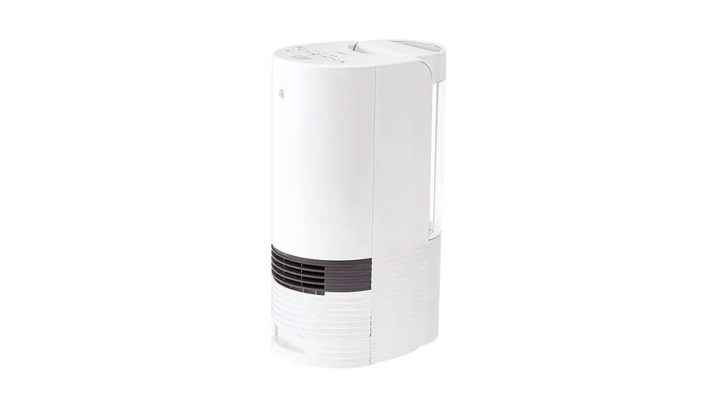 コイズミ ヒーター セラミックファンヒーター 加湿機能付き 人感センサー 抗菌 ホワイト KPH-1211/W 1)1100W
