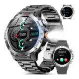 【KOMOI スマートウォッチ 2025革新モデル】軍用規格のタフネス×100種スポーツモード！通話も通知もこれ1本で完結