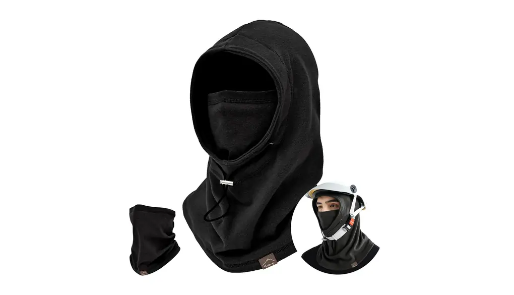 [Lavento] ネックウォーマー メンズ フェイスカバー 防寒 【軽くて暖かいの素材】【セパレートセット】 帽子 バラクラバ ネックガード フードウォーマー ネックカバー 冬用 息苦しくない 肌に優しい 暖かい 軽量 ヘルメット対応