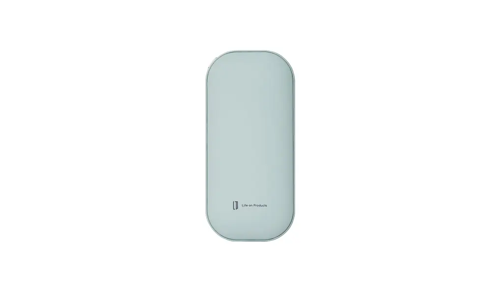 Life on Products(ライフオンプロダクツ) 使い捨てないマグマカイロ カバー&モバイルバッテリー機能付 充電式 液晶つき 誤作動防止 ミントグリーン LCAEA009