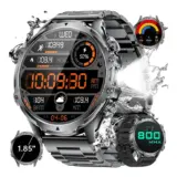 【全部入りスマートウォッチ】LIGE FV15｜1.85インチ大画面＆800mAhバッテリー搭載！アウトドアも日常もこれ1本