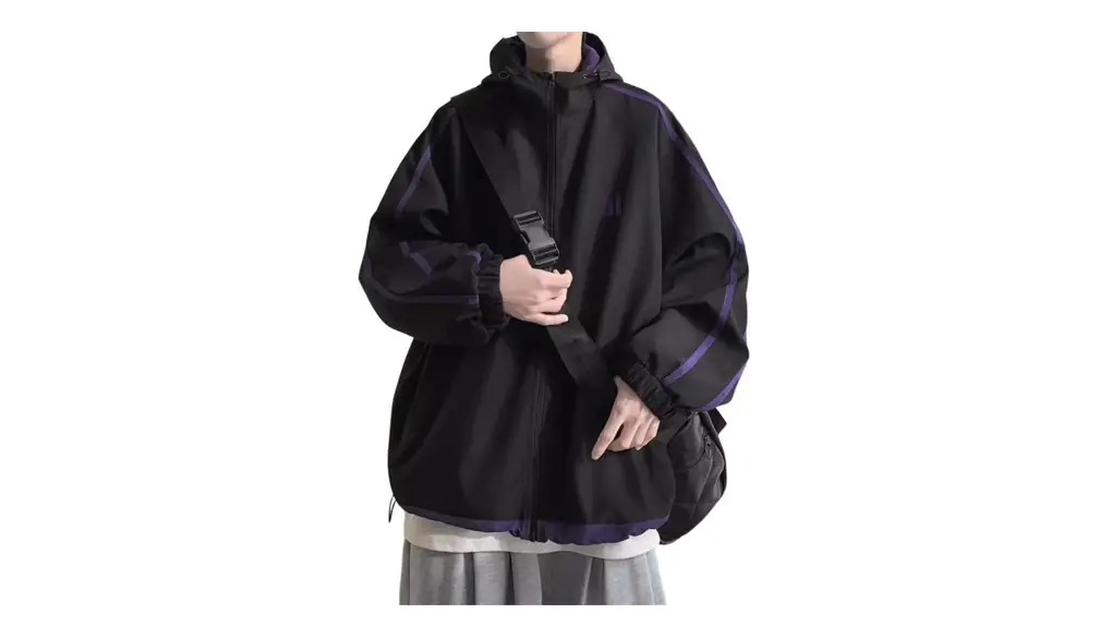 [LINBAB] コート ジャケット マウンテンパーカー メンズ フード付き 上着 大きいサイズ 長袖 無地 春秋服 人気 おしゃれ カジュアル 登山 防風 アウトドア スウェット スポーツ M-2XL