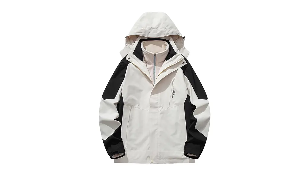 [Manatsulife] フリース ジャケット メンズ 3in1 撥水 マウンテンパーカー 登山服 3WAY ウインドブレーカー 防風 マウンテンジャケット 防寒 アウター 釣り 春 秋 冬服 1818