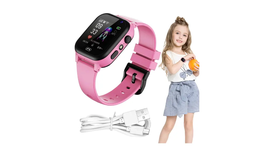 Mechesa キッズ携帯ウォッチ、キッズ携帯ウォッチ,4gスマートウォッチ | 子供用携帯時計、4g子供用スマートウォッチ、GPS、カメラ用充電式バッテリー、懐中電灯、レコーダー