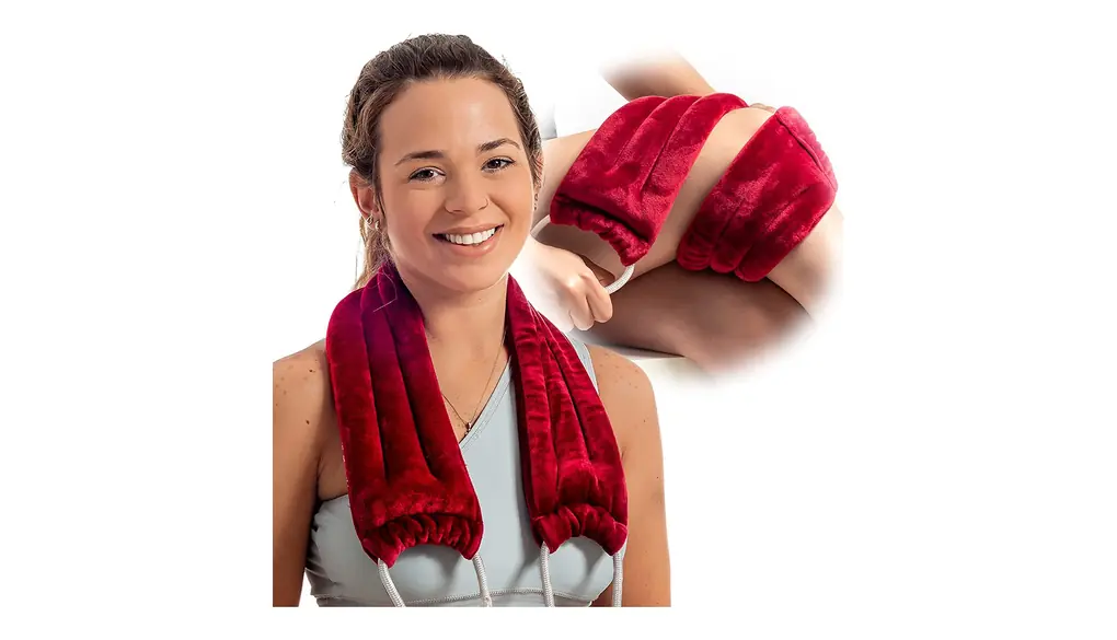 Medcosa 電子レンジ加熱ネックパック | Heat.Wrap.Relax.Repeat | 多目的電子レンジ加熱パッド 暖かさが持続 | 関節炎、ストレス、筋肉痛のための電子レンジ対応ヒートパッド