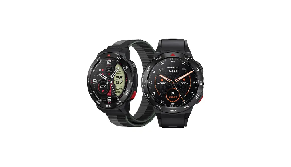 Mibro GS Pro 46mm スマートウォッチ 最大20日間ロングバッテリー 通話機能 24時間健康管理 心拍数 睡眠 ストレス管理 GPS内蔵 105種類スポーツモード Line通知 アプリ通知 5ATM防水 日本語対応 1.43インチ iPhone対応 アンドロイド対応 替えバンド付き【国内正規品】