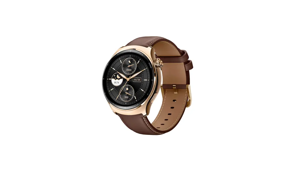 Mibro Lite 3 Pro 44mm スマートウォッチ 15日間バッテリー持続 1.32インチ AMOLEDディスプレイ 常時表示 GPS内蔵 5衛星測位 24時間健康管理 心拍数 睡眠 ストレス管理 Bluetooth通話機能 150+スポーツモード Line通知 アプリ通知 5ATM防水 iPhone対応 アンドロイド対応 替えバンド付き (ゴールド)