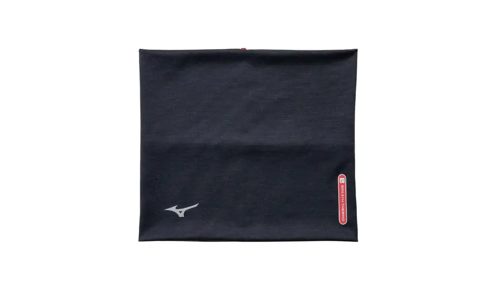 [ミズノ] ランニングウエア ブレスサーモ ランニングネックウォーマー 吸湿発熱 防寒 消臭 反射プリント J2JYB501 ブラック Free size