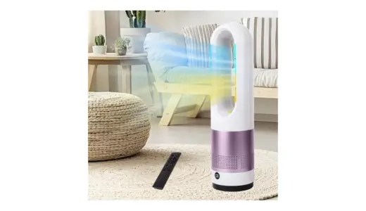 【2秒で暖まる未来ファン】mobason タワーファン 2025冷暖両用｜羽根なし×ECOモードで1年中快適ライフを実現