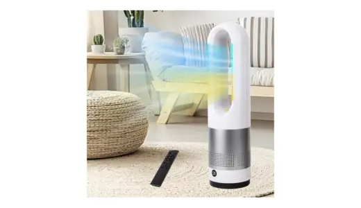 【2秒でぬくもる、夏も涼しい】mobason タワーファン 2025冷暖両用モデル｜羽根なし静音×ECO恒温の次世代スマート家電