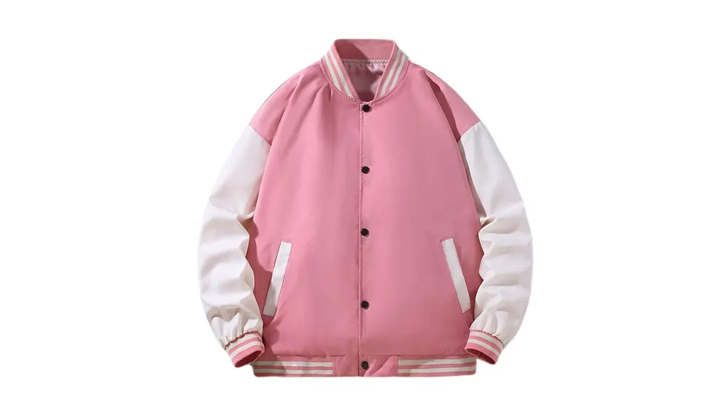 [Monotory] スタジャン ジャケット 男女兼用 メンズ レディース 学生 春 バイカラー お洒落 アメカジ ブルゾン 防風 防寒着 軽量 大きいサイズ 立ち襟 ボタン ポケット ジャンパー アウター 旅行 スポーツ