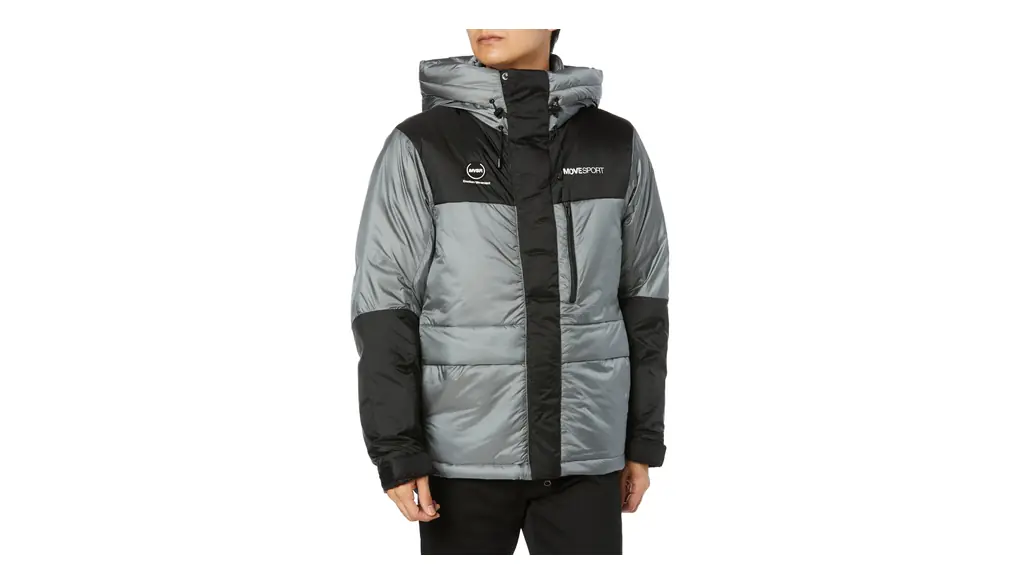[ムーブスポーツ] ナイロン ダウンジャケット デサント 軽量 防寒 防風 はっ水 タウンユース 観戦
