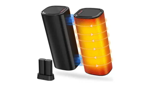 【MOXNICE 充電式カイロ 2024新型】磁気分離式×充電台付き｜10000mAhで15時間暖かさを持ち歩く
