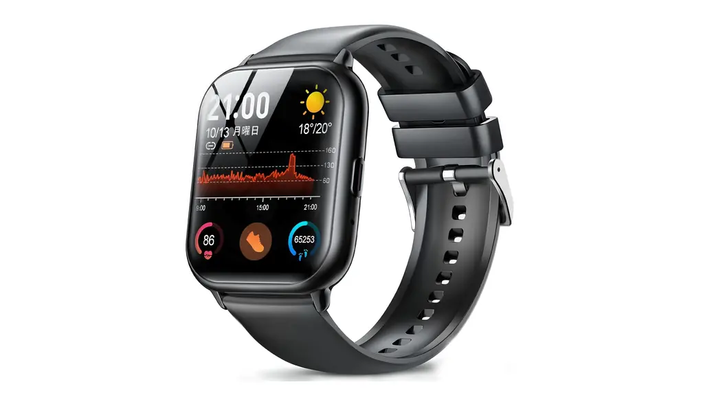スマートウォッチ【2025性能革新モデル・業界最新傑作】Bluetooth通話機能 軽量 1.85インチHD大画面 SMS/Line通知 スマートウォッチ 音楽再生 多機能スマートウォッチ 活動量計 iPhone対応&アンドロイド対応 様々な種類運動モード IP68生活防水 メッセージ通知 腕時計 天気予報 レディース メンズ Smart Watch 多種類文字盤 アラーム 歩数計 ブラック