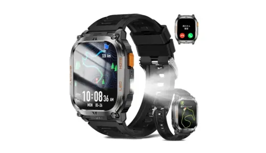 【Muckol スマートウォッチ 2025】GPS＆2.01インチ大画面！178種類の運動モードと軍用規格でタフに使える最新モデル