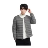 【驚くほど軽くて暖かい】MUISHUYU ノーカラーダウンジャケット YU54｜2way仕様で3シーズン快適な万能インナーダウン