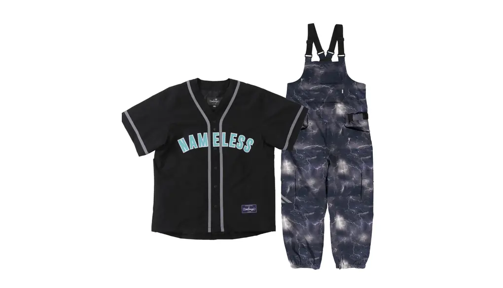 namelessage(ネームレスエイジ) スノーボードウェア 上下セット ベールボールシャツ ＆ ビブパンツメンズ レディース 耐水圧20,000mm BB-1SET