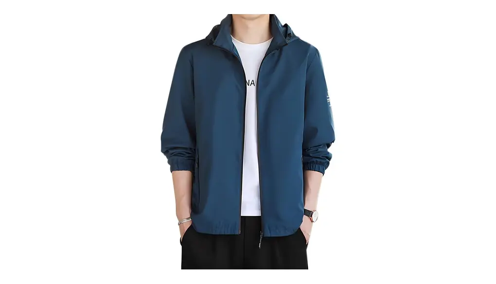 [Nesseo] ウィンドブレーカー ジャンパー ブルゾン メンズ 薄手 ランニング 春秋冬服 撥水 防風 フード付き 作業服 軽量 登山服 ジャケット マウンテンパーカー アウター スポーツ 無地