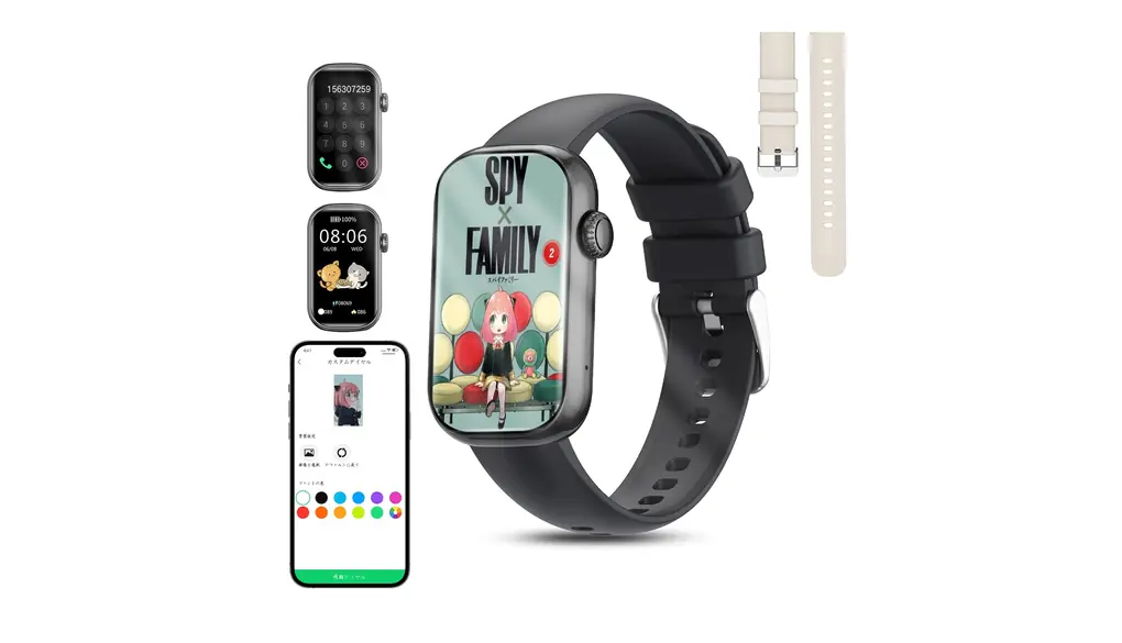 スマートウォッチ 【2025年業界限定】 iPhone対応 アンドロイド対応 多機能 スマートウォッチ 最新Bluetooth5.3通話対応 1.47インチHD画面 多着信通知・Twitter/INS/LINE通知 薄型軽量デザイン 100種運動モード 160種文字盤 文字盤DIYカスタム 音楽再生 IP68防水 活動量計 腕時計 Smart Watch ギフトに最適です(ブラック)