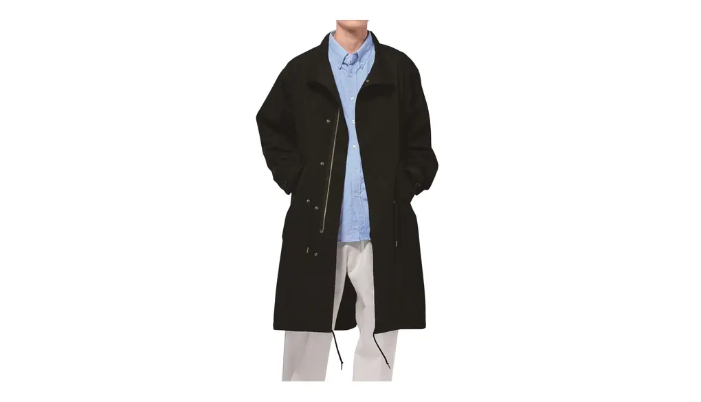 [ニッセン] メンズ コート・ジャケット はっ水オーバーサイズモッズコート メンズ