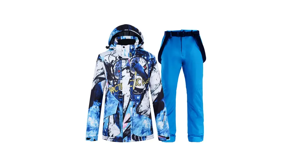 [Noopior] スノーボードウェア 上下セット メンズ スキーウェア スノボウェア ジャケット パンツ 撥水 保温 防寒 耐水圧 登山 アウトドア 2点セット HXF113