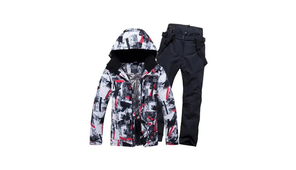 [Noopior] スノーボードウェア 上下セット メンズ スキーウェア レディース スノボウェア ジャケット パンツ 撥水 保温 防寒 耐水圧 登山 アウトドア 2点セット HXF124