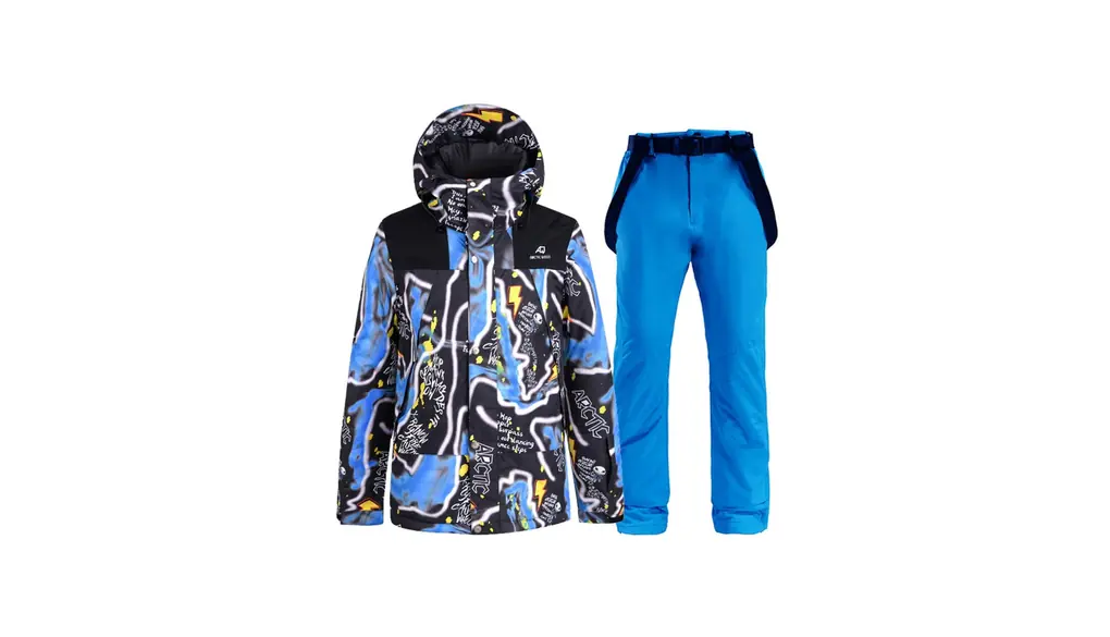 [Noopior] スノーボードウェア 上下セット メンズ スキーウェア スノボウェア ジャケット パンツ 撥水 保温 防寒 耐水圧 登山 アウトドア 2点セット HXF211