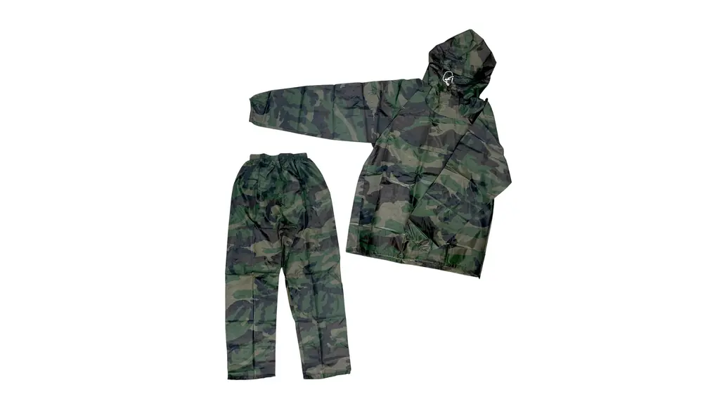 [NOXUS] ノクサス 迷彩ヤッケ 上下セット(ズボンストレートタイプ) EK-115 グリーン LLサイズ