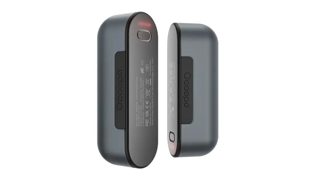 OCOOPA 充電式カイロ、磁力ハンドウォーマー、10000mAh 16時間の使用時間、4階段温度調節可能、10000mAh、 1台2役携帯充電器 誕生日 贈り物 通勤 通学 電気あんか 寒さ対策 UT2s(MagTwins)