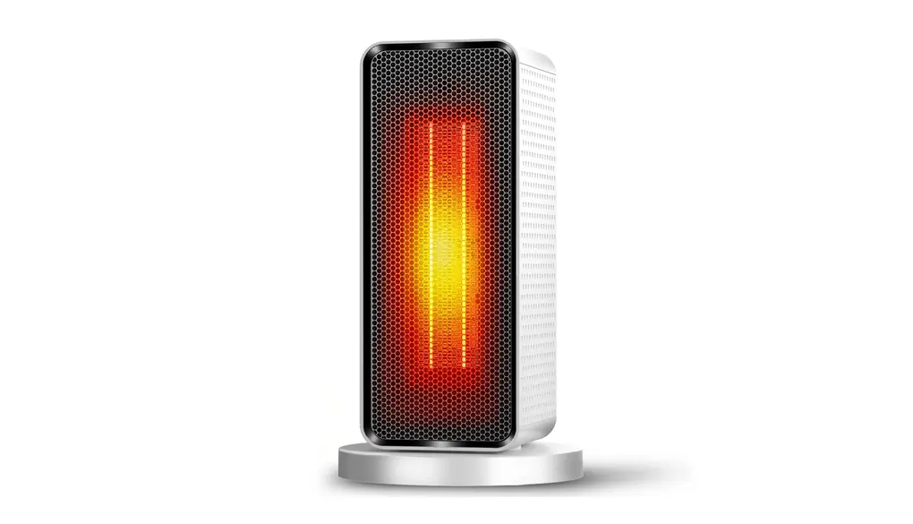 Oiaffy セラミックヒーター 小型 速暖 足元 大風量 電気ファンヒーター 省エネ 高濃度マイナスイオン空気清浄 温度調節 転倒OFF K (白)