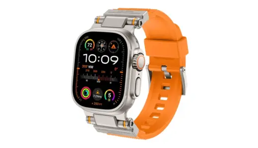 【OOULOVE Apple Watchバンド】耐衝撃チタンスポーツシリコン｜全モデル対応＆遊び心ローラーデザイン