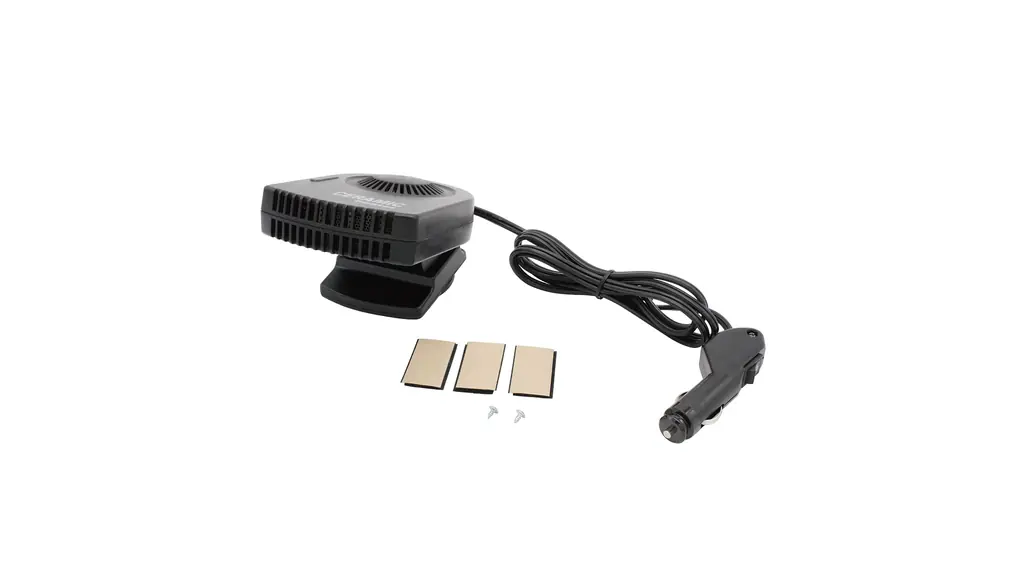 pa-man 車載セラミックヒーター タイマーなし DC12V 120W 90°可動 HBA06P