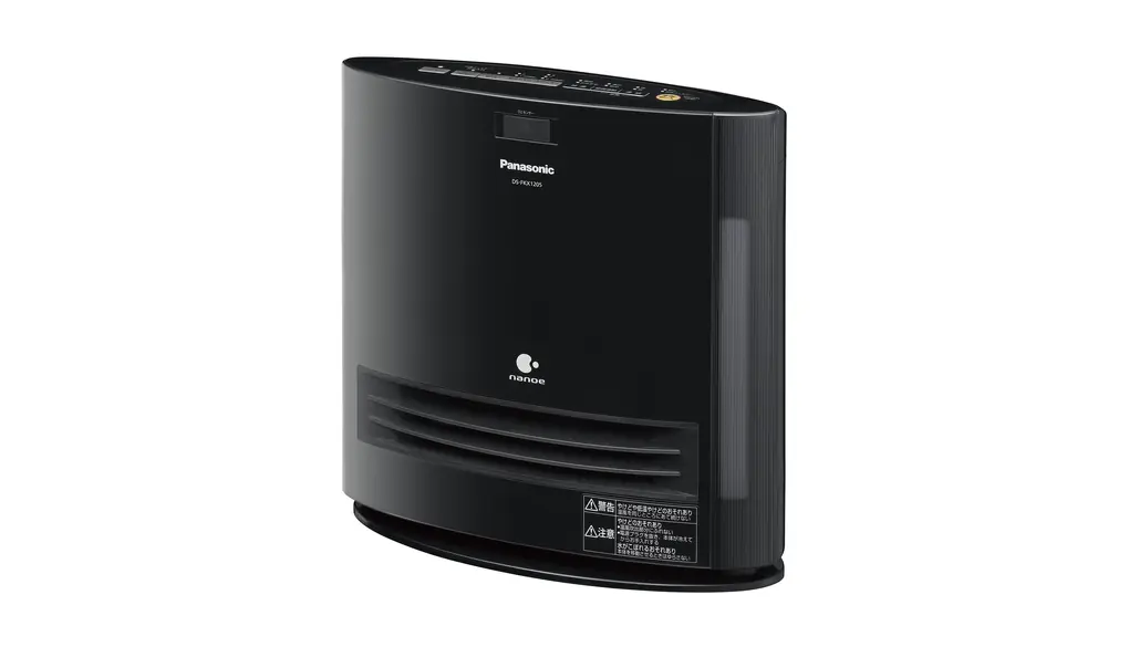 パナソニック セラミックファンヒーター 加湿機能付 ひとセンサー付 ナノイー搭載 ブラック DS-FKX1205-K