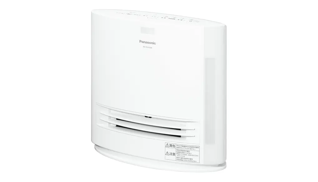 パナソニック セラミックファンヒーター 加湿機能付 ひとセンサー付 ナノイー搭載 ホワイト DS-FKX1206-W