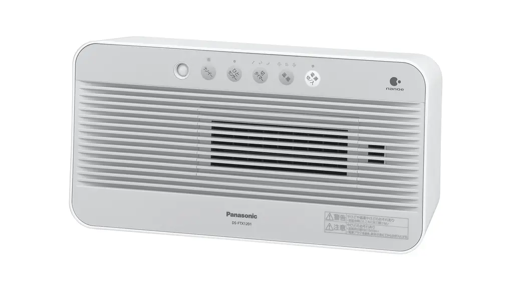 パナソニック セラミックファンヒーター ひとセンサー付(ナノイーあり) ホワイト DS-FTX1201-W(加湿機能無し)