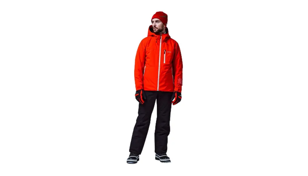 [フェニックス] MENS ソリッドカラーツーピース スキーウェア RED S