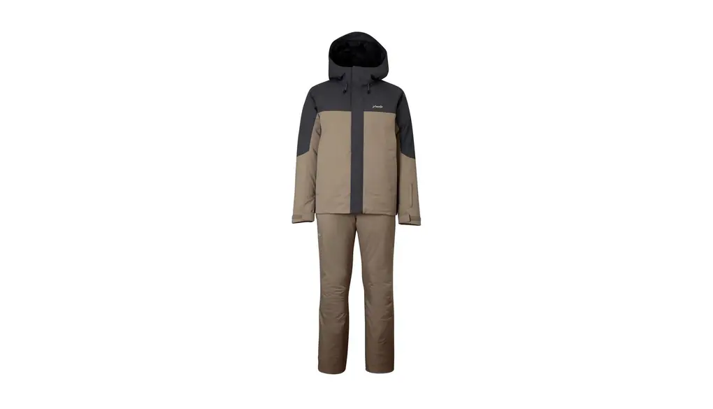 フェニックス(PHENIX) カラーブロック ツーピース スキーウェア上下セット PSM242P40 CHARCOALGRAY (チャコールグレー/L/Men's)