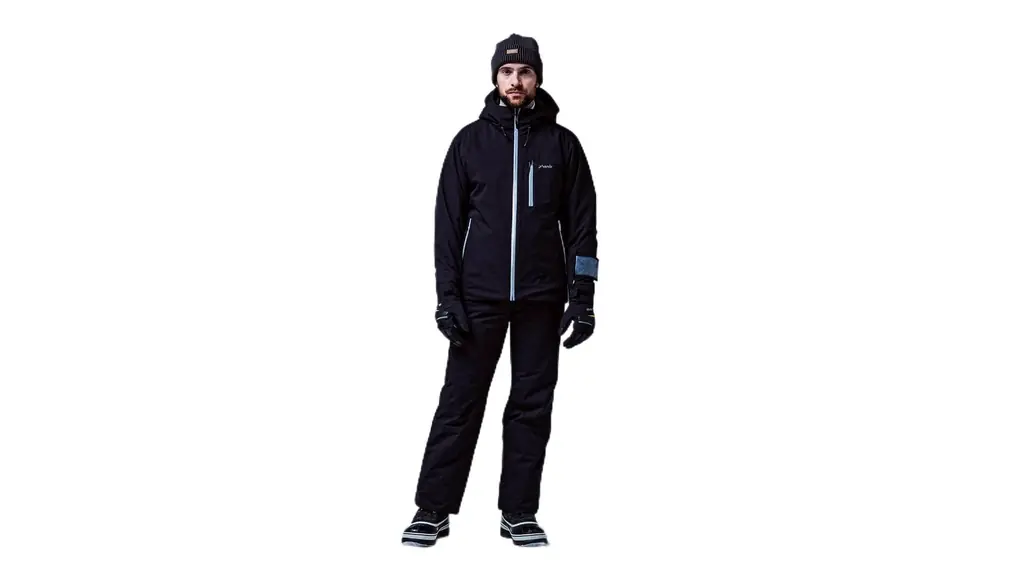 [フェニックス] MENS ソリッドカラーツーピース スキーウェア BLACK L