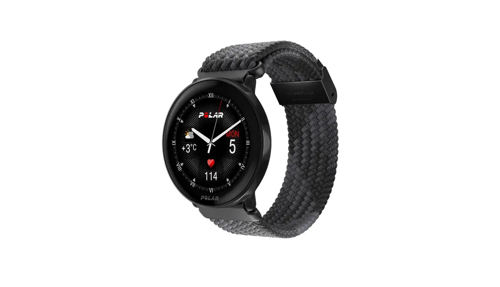 POLAR (ポラール) イグナイト 3 （ Polar Ignite 3 ） ブレイデッド GPS スマートウォッチ iPhone対応 アンドロイド 対応 AMOLEDディスプレイ 【 睡眠/自律神経/カロリー計測/生活リズム/着信 ・ メッセージ通知 】ブラック S-L 900111828 【日本正規品】