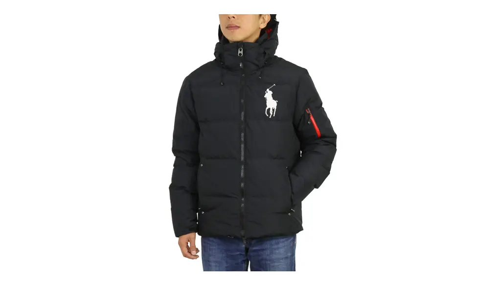 [POLO RALPH LAUREN] (ポロ ラルフローレン) メンズ ビッグポニー リップストップ パーカー ダウンジャケット 0101746 [並行輸入品]